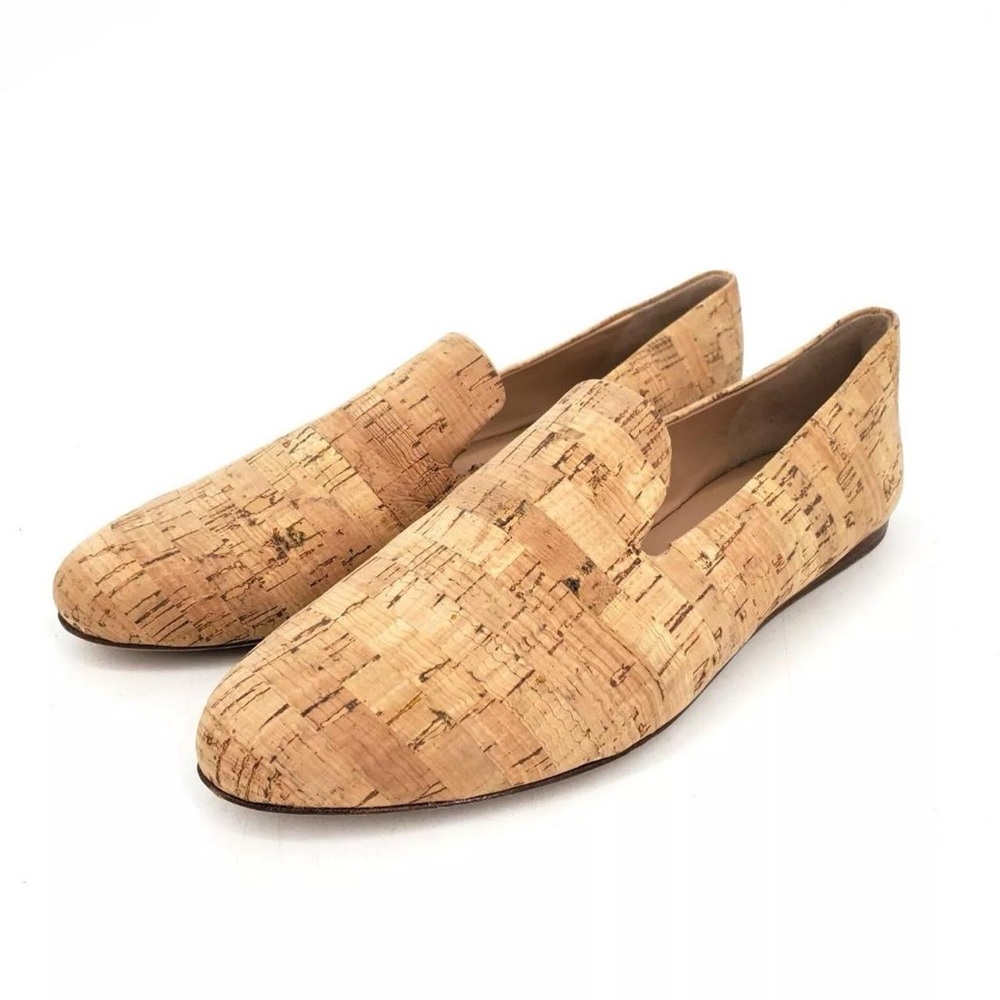 Veronica Beard Griffin Loafer in Natural Cork Size 6
